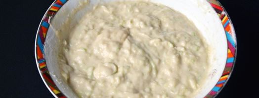 закусочный кабачковый торт с творогом. Шаг 4