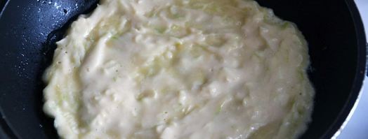 закусочный кабачковый торт с творогом. Шаг 5