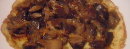 закусочный торт из блинов с мясом и грибами. Шаг 11