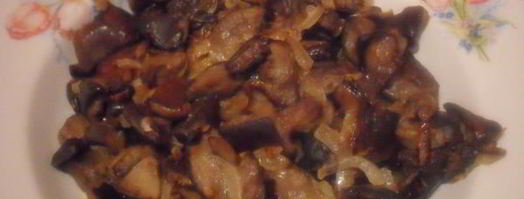 закусочный торт из блинов с мясом и грибами. Шаг 7