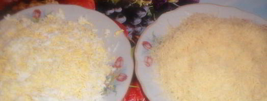 закусочный торт из блинов с мясом и грибами. Шаг 9