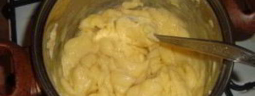 заварное тесто для торта. Шаг 3