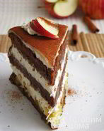 Зимний яблочный торт