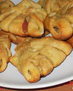 Творожные конвертики с яблоками