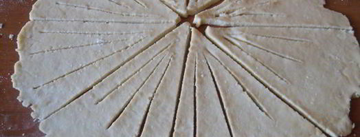 творожные конвертики с яблоками. Шаг 3