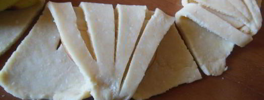 творожные конвертики с яблоками. Шаг 5