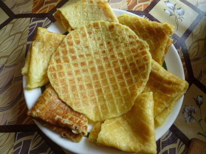Рецепт картофельных вафель