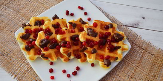 Творожные вафли