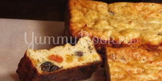 Выпечка диетическая из геркулеса с творогом и сухофруктами