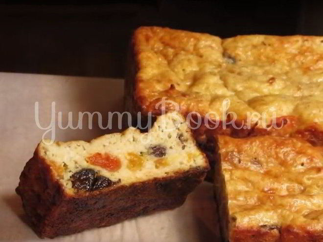 Рецепт выпечки диетической из геркулеса с творогом и сухофруктами