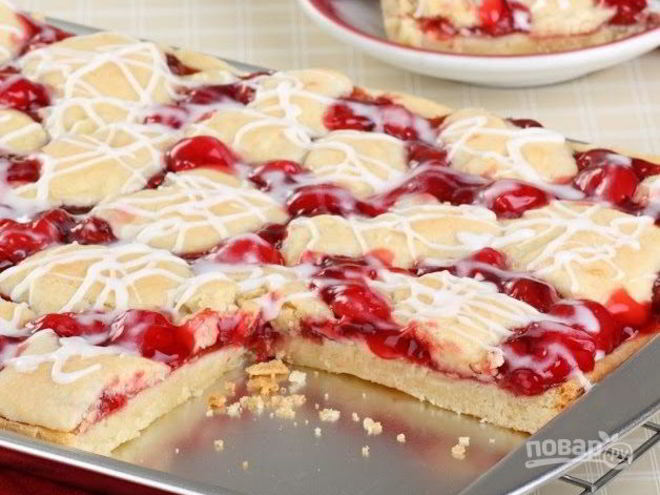 Рецепт выпечки с вишней