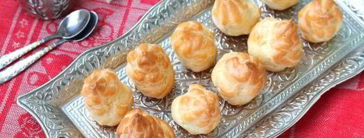 профитроли с заварным кремом. Шаг 13