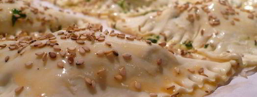 закусочные слойки с фетой и шпинатом. Шаг 6