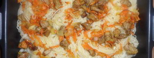 бабушкин кассероль — запеканка из спагетти. Шаг 6