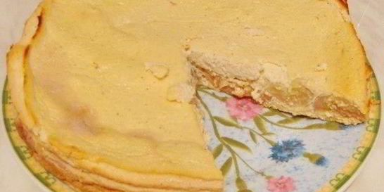 Банановая запеканка с йогуртом