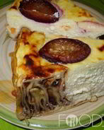 Блинная запеканка с творогом