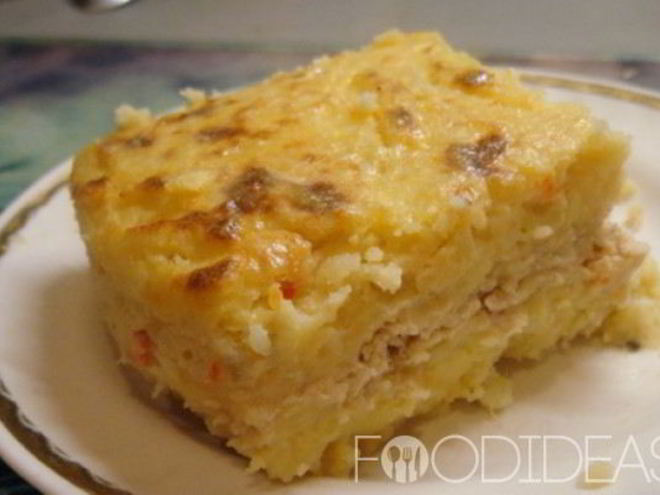 Рецепт детской запеканки с фаршем