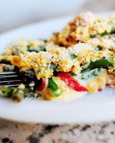 Фасолевая запеканка