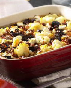 Греческая запеканка из цветной капусты