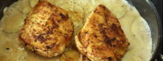 картофельная запеканка с куриным филе. Шаг 3