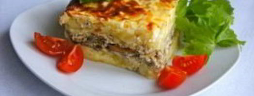 картофельная запеканка с маринованными грибами. Шаг 5