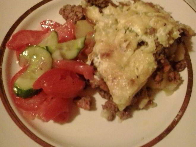 Рецепт картофельно-тыквенной запеканка