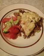 Картофельно-тыквенная запеканка