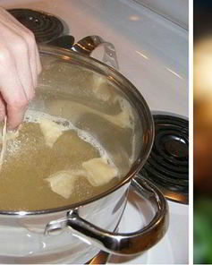 Хлебная запеканка с беконом и овощами