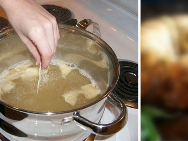 Рецепт хлебной запеканки с беконом и овощами