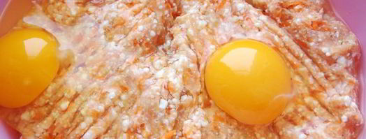 куриная запеканка с творогом и помидорами черри. Шаг 4