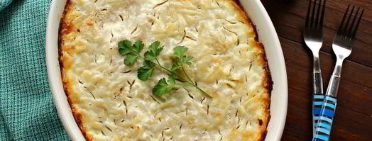 лапшевник с мясом. Шаг 10