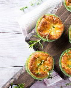 Мини запеканки в микроволновой печи