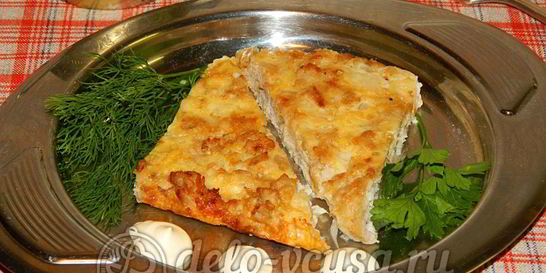 Мясная запеканка с цветной капустой