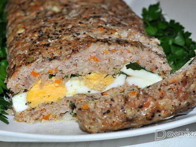 Рецепт немецкой запеканки из фарша с яйцами