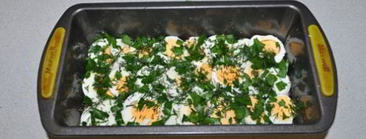 немецкая запеканка из фарша с яйцами. Шаг 3