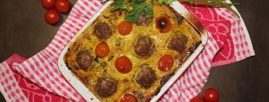 овощная запеканка с фрикадельками. Шаг 9