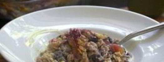 овсяная запеканка с ягодами и орехами. Шаг 6