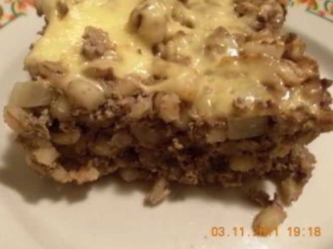 Рецепт печеночной запеканки с перловкой