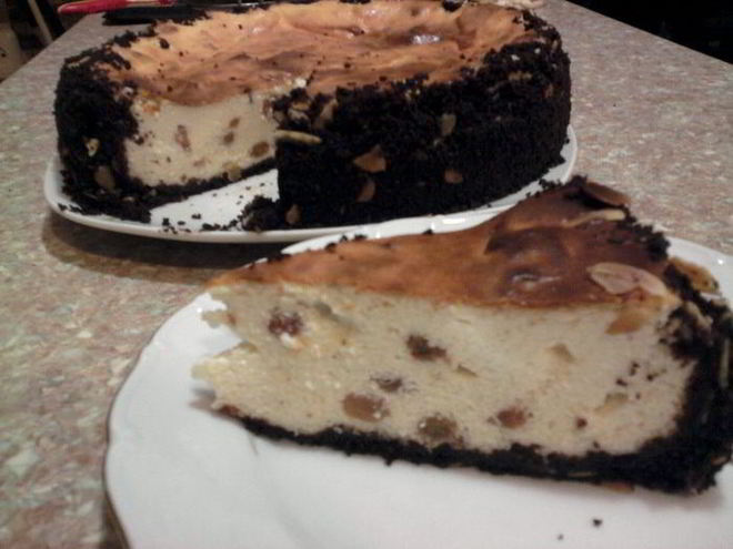 Рецепт простой творожной запеканки