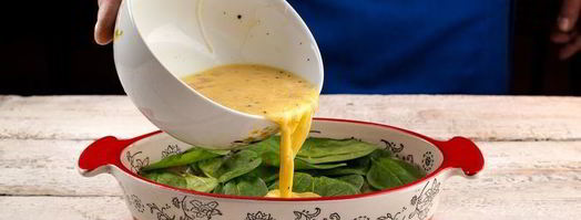 пшенная запеканка с курицей и шпинатом. Шаг 8