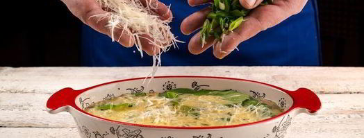 пшенная запеканка с курицей и шпинатом. Шаг 9