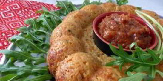 Рисовая запеканка Летний цветок