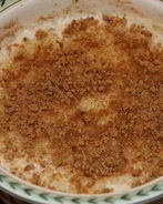 Рисовая запеканка с бананом и мускатным орехом