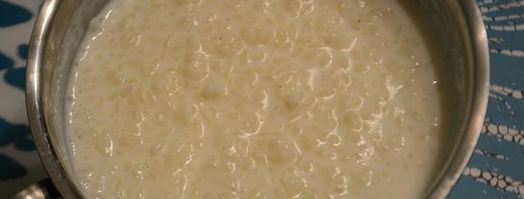 рисовая запеканка с клубничным соусом. Шаг 2