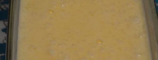 рисовая запеканка с клубничным соусом. Шаг 5