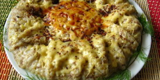 Рисовая запеканка с мясным фаршем