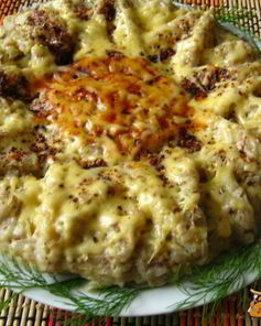 Рисовая запеканка с мясным фаршем