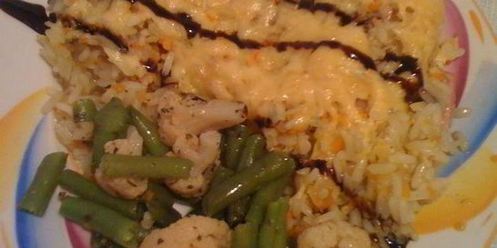 Рисовая запеканка