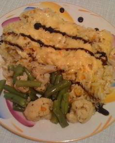 Рисовая запеканка