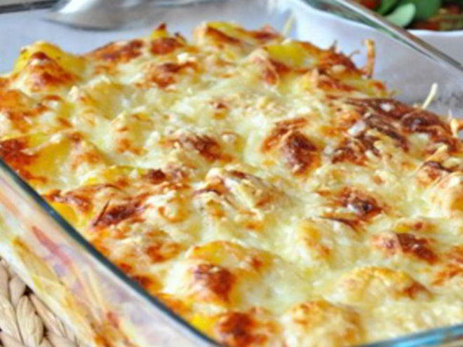 Рецепт самой сырной запеканки с грибами